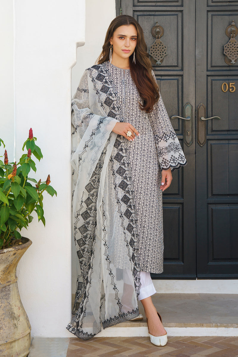 Baroque | Luxury Pret 24 | LAWN UF-574 - by - Libasekhas UK - Registered Vendor of : Baroque - 100% Original Designer Dresss