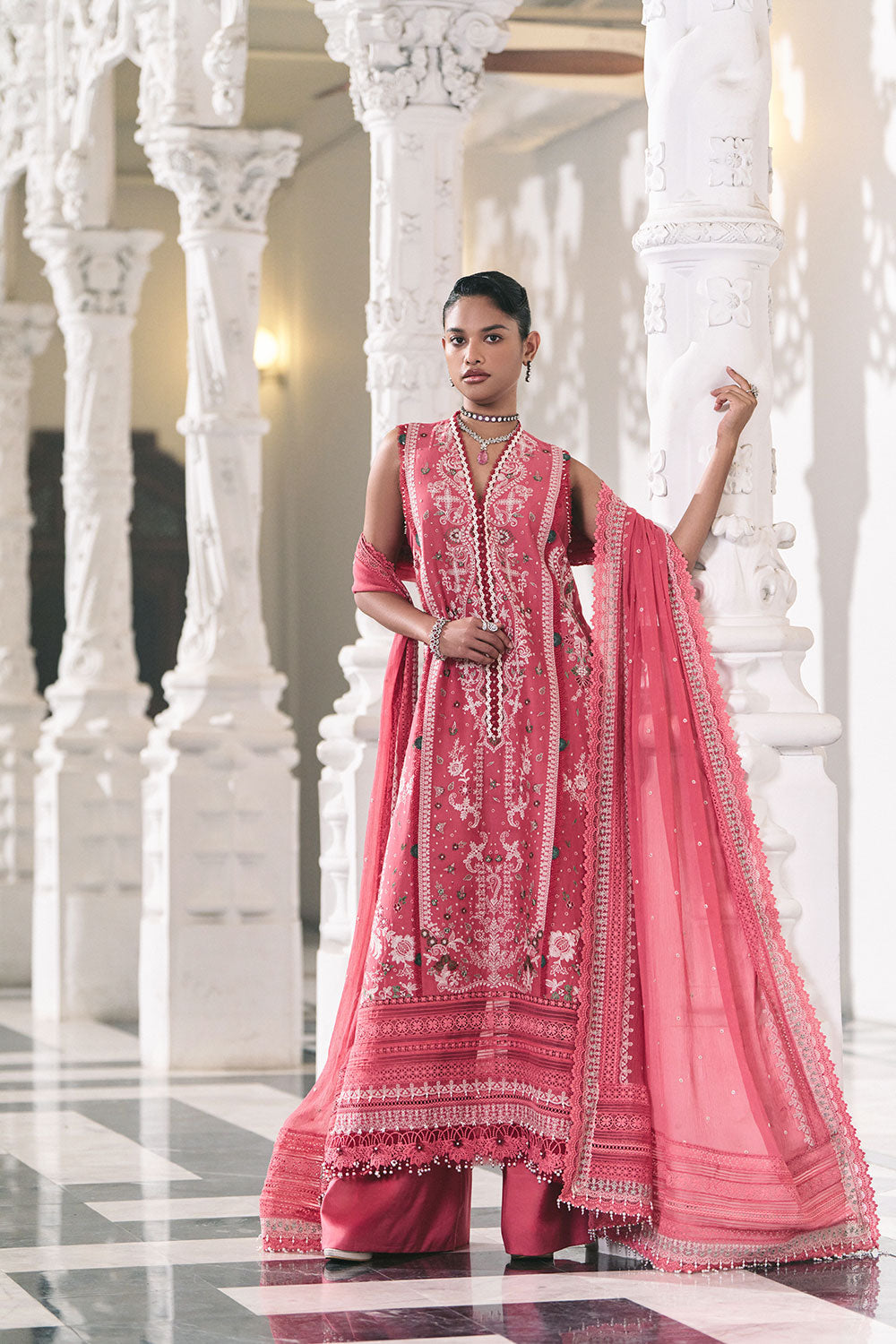 Sobia Nazir | Luxury Lawn Eid 26 | 8B - by Libasekhas UK - Registered Vendor of : Sobia Nazir - 100% Original Designer Dress