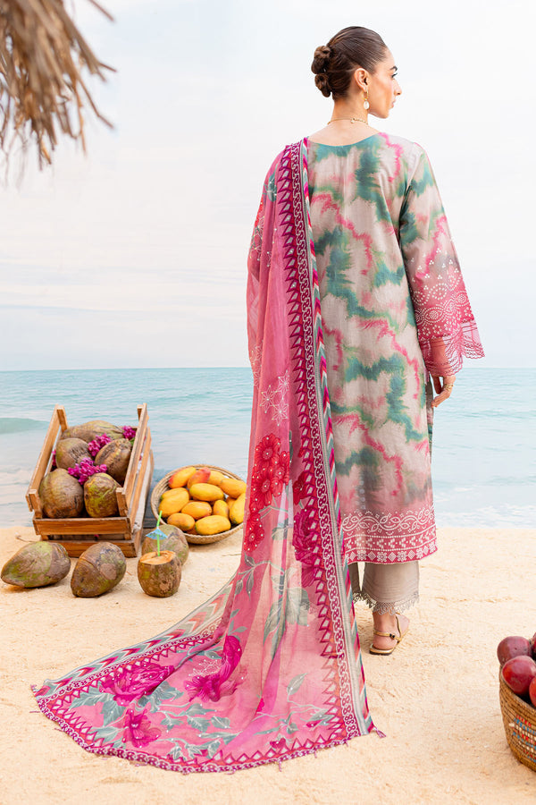 Nureh | Gardenia Lawn 24 | NS-137 A - by - Libasekhas UK - Registered Vendor of : Nureh - 100% Original Designer Dresss