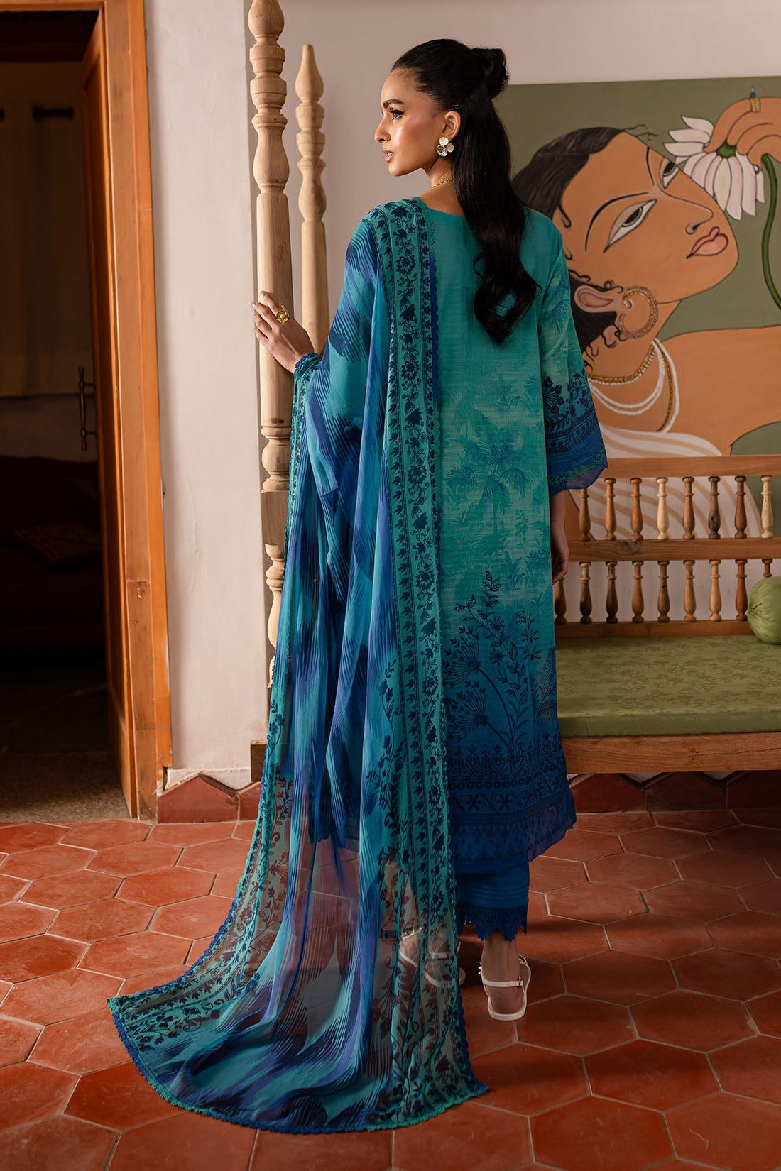 Nureh | Printed lawn 25 | SP-138 - by - Libasekhas UK - Registered Vendor of : Nureh - 100% Original Designer Dresss