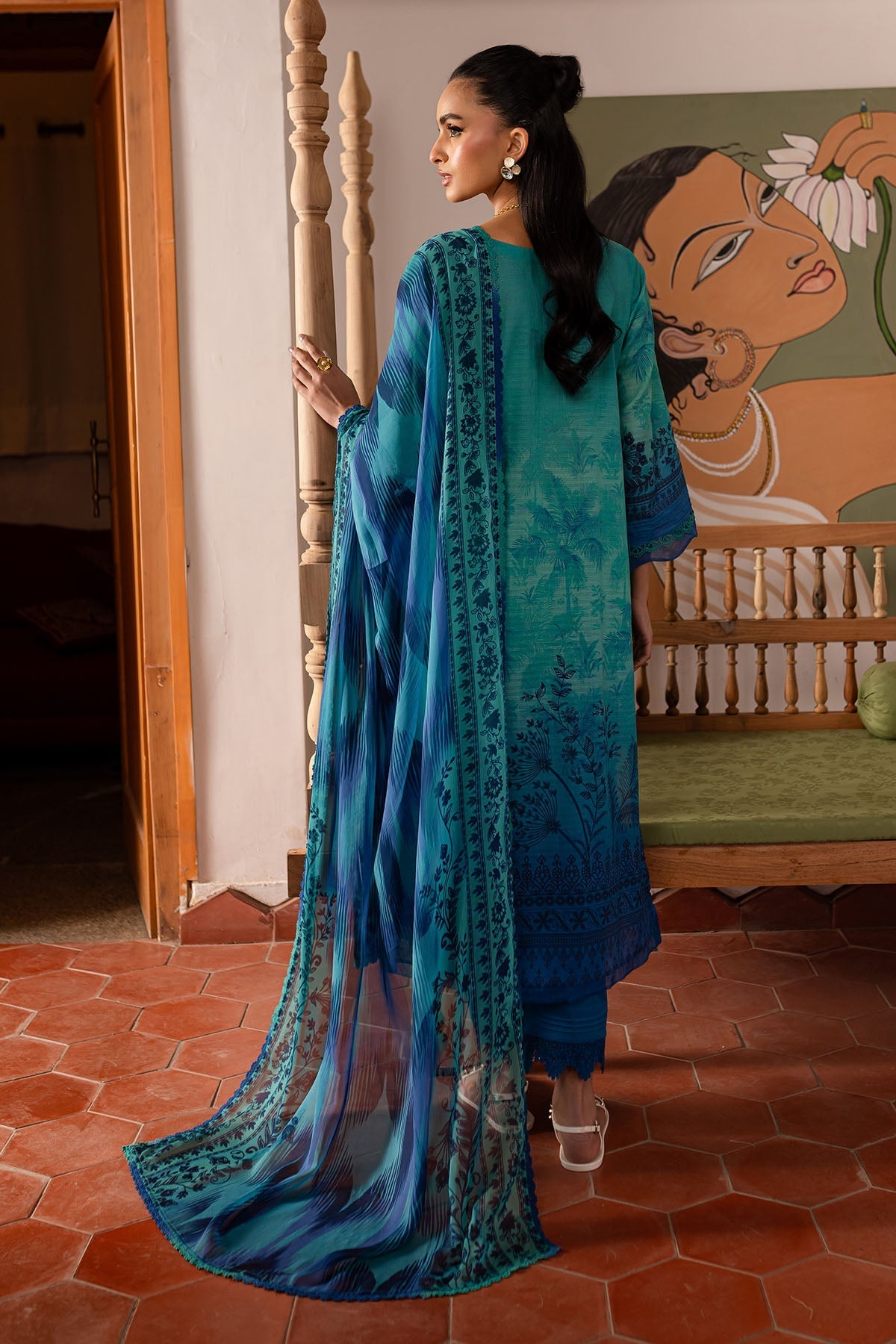 Nureh | Printed lawn 25 | SP-138 - by - Libasekhas UK - Registered Vendor of : Nureh - 100% Original Designer Dresss