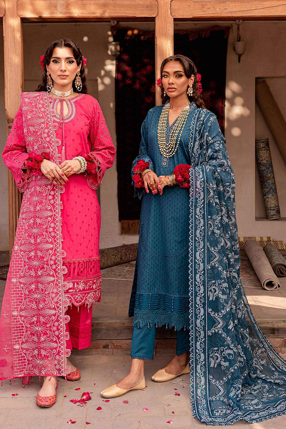 Nureh | Lawn Jacquard | NS-73 - by - Libasekhas UK - Registered Vendor of : Nureh - 100% Original Designer Dresss
