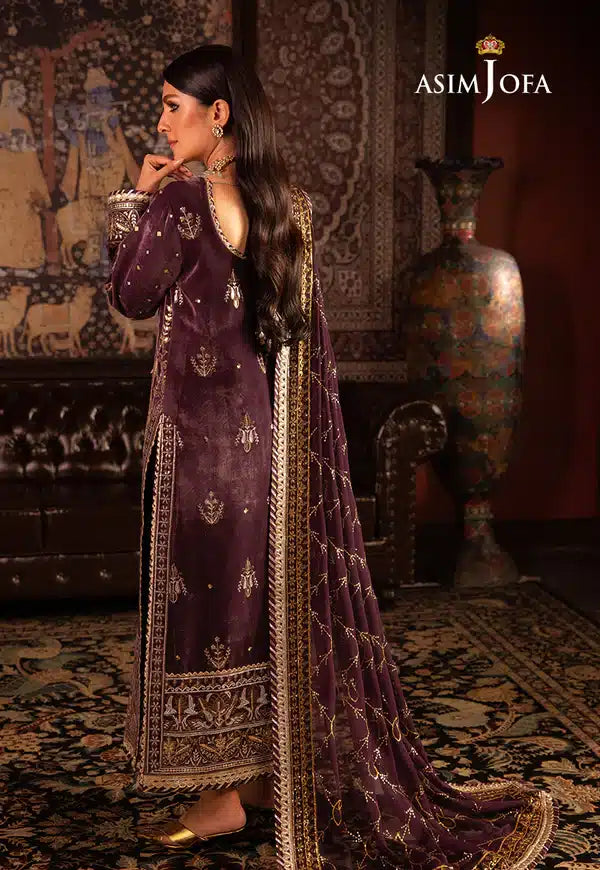 Asim Jofa | Makhmal Wedding Velvet 23 | AJMM-06 - by - Libasekhas UK - Registered Vendor of : Asim Jofa - 100% Original Designer Dresss