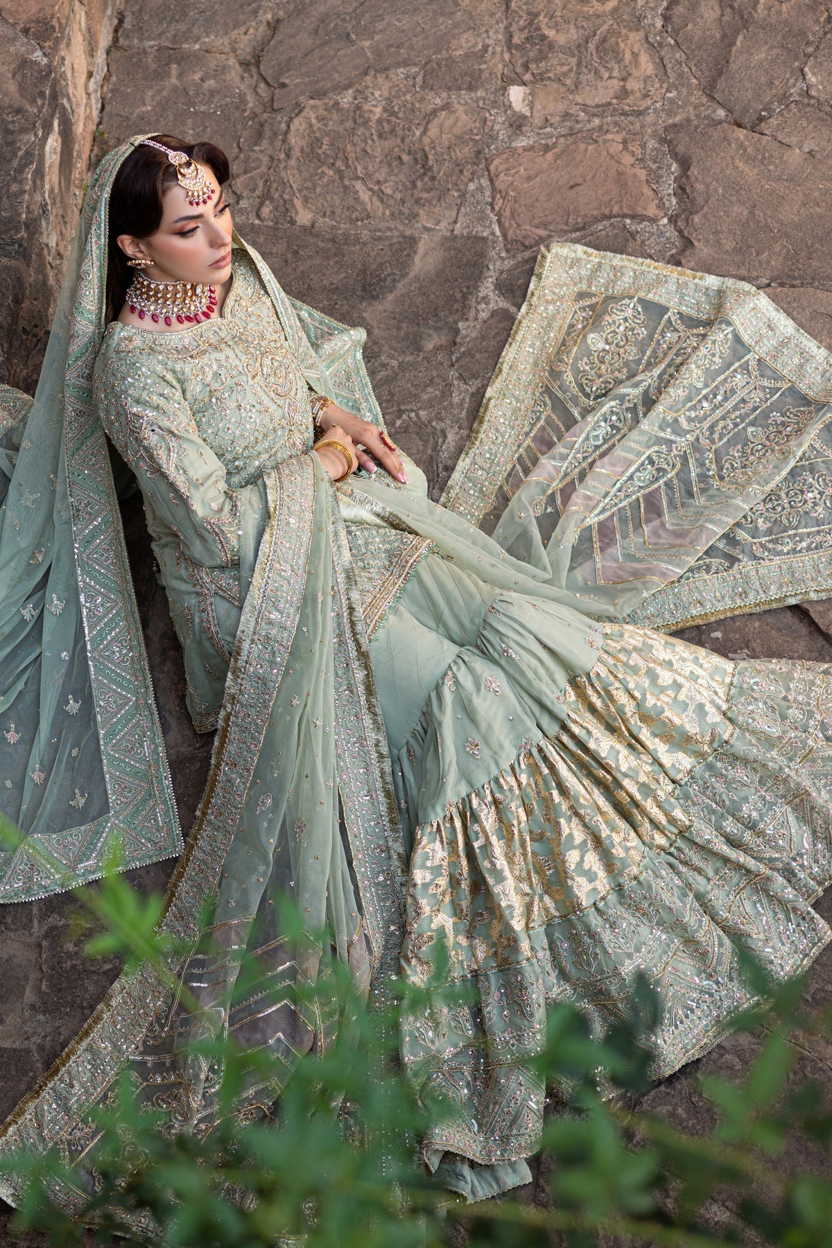 Naqshi | Samarkand Wedding Formals | Mah-e-Meer - by - Libasekhas UK - Registered Vendor of : Naqshi - 100% Original Designer Dresss