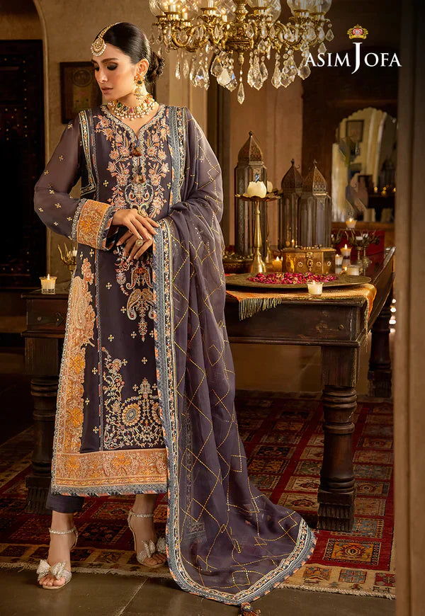 Asim Jofa | Velvet Festive 23 | AJVF-04 - by - Libasekhas UK - Registered Vendor of : Asim Jofa - 100% Original Designer Dresss
