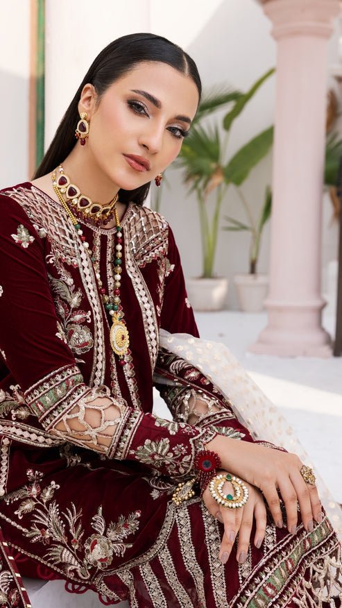 Zebtan | Andaz e Makhmal | ZAM-02 - by - Libasekhas UK - Registered Vendor of : Zebtan - 100% Original Designer Dresss