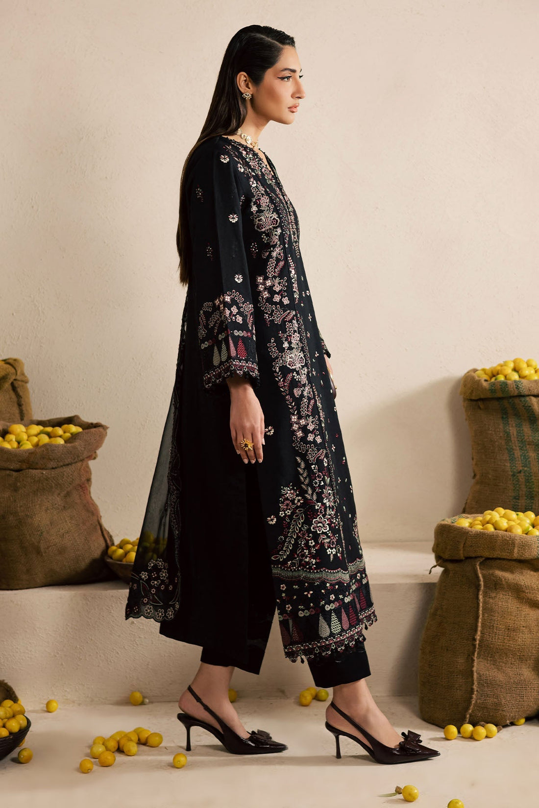 Nureh | Karandi Collection | NE-221 - by Libasekhas UK - Registered Vendor of : Nureh - 100% Original Designer Dress