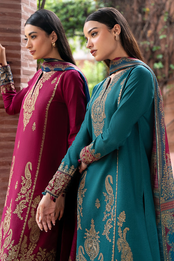 Jazmin | Winter Edition 24 | KHADDAR UW-0069 - by - Libasekhas UK - Registered Vendor of : Jazmin - 100% Original Designer Dresss