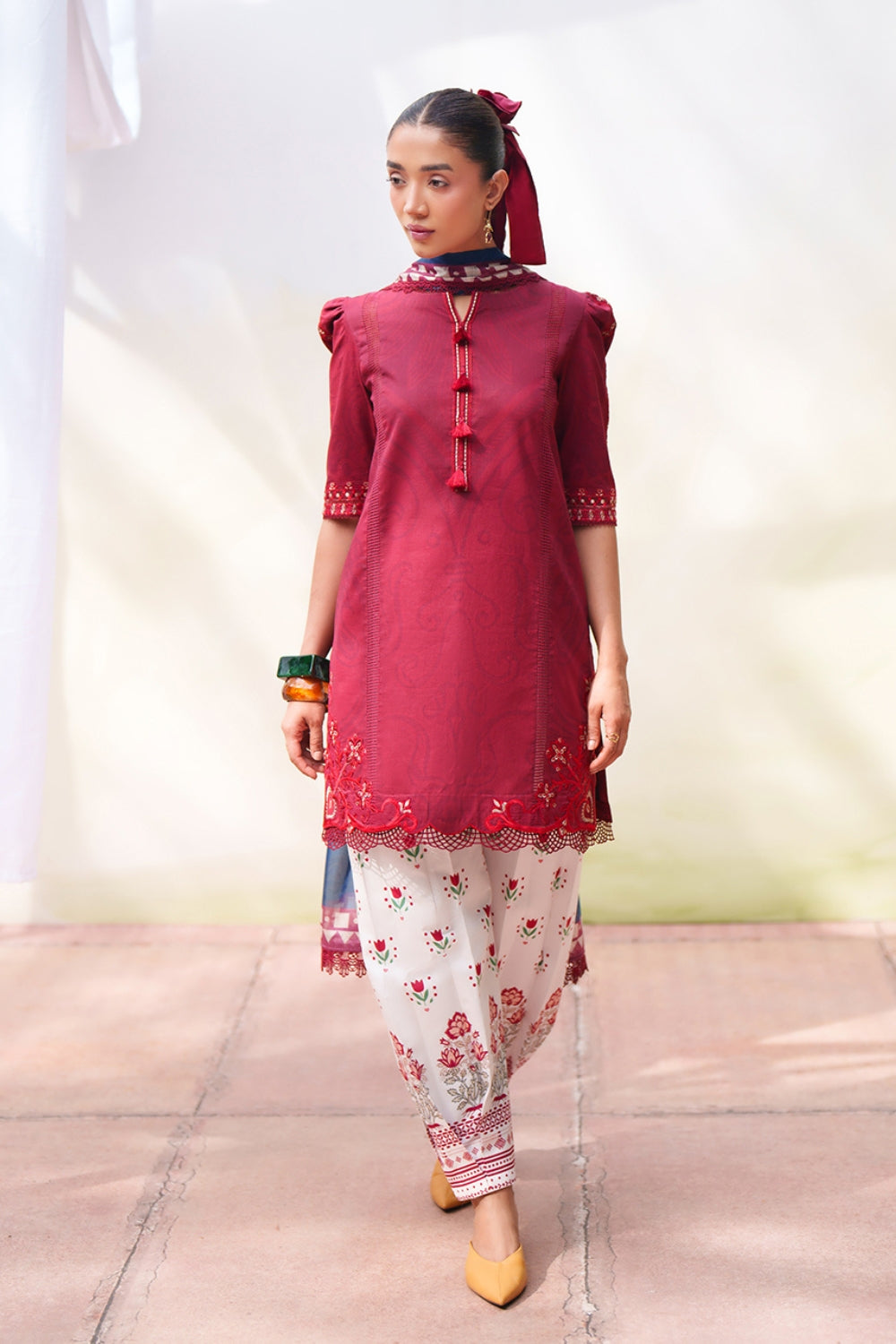 Saira Rizwan | Laanem SS 26 | ELOWEN-B - SRL26-08 - by Libasekhas UK - Registered Vendor of : Saira Rizwan - 100% Original Designer Dress