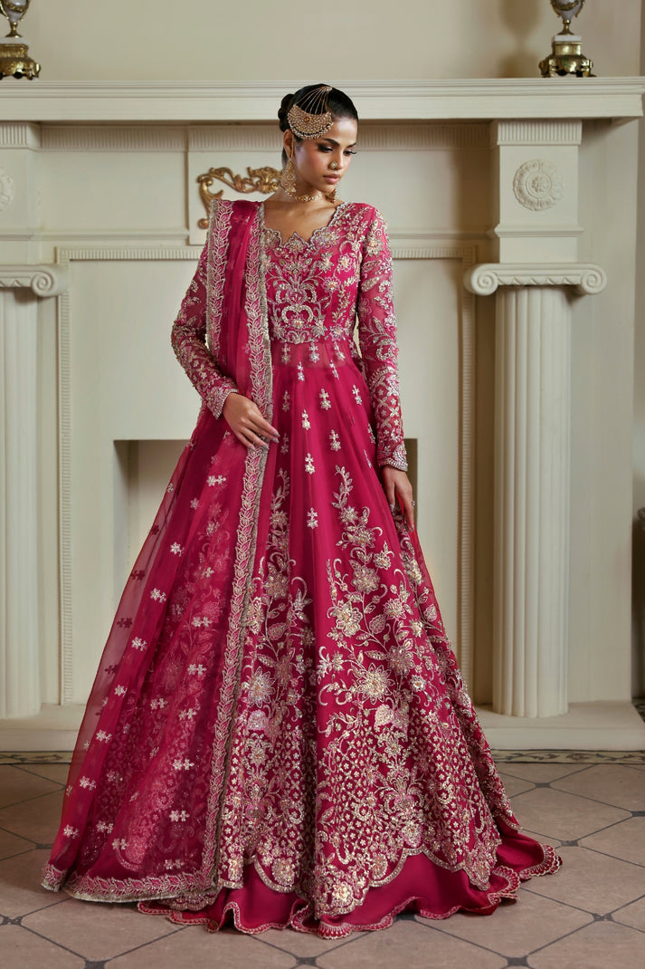 Inara | Ophelia Luxury Formal | CARMINE - by Libasekhas - Registered Vendor of : Inara - 100% Original Designer Dress