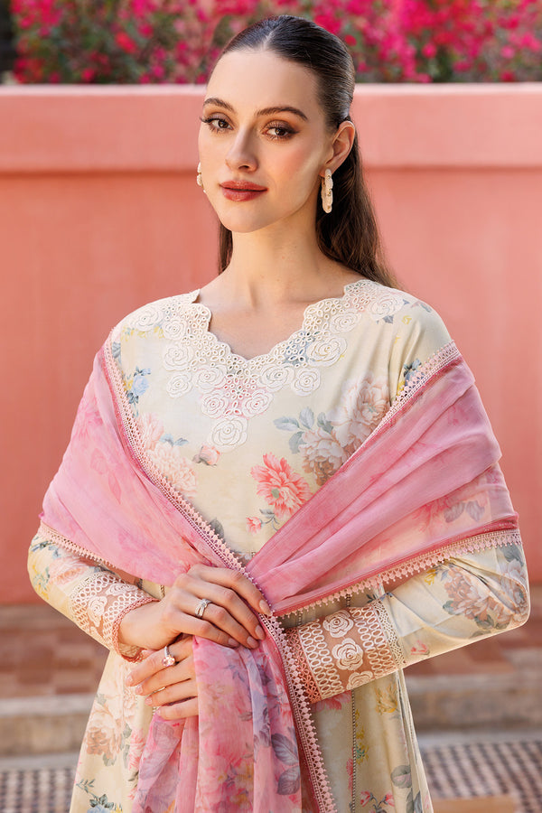 Farasha | Printed Essentials | Meadow Blush - by - Libasekhas UK - Registered Vendor of : Farasha - 100% Original Designer Dresss