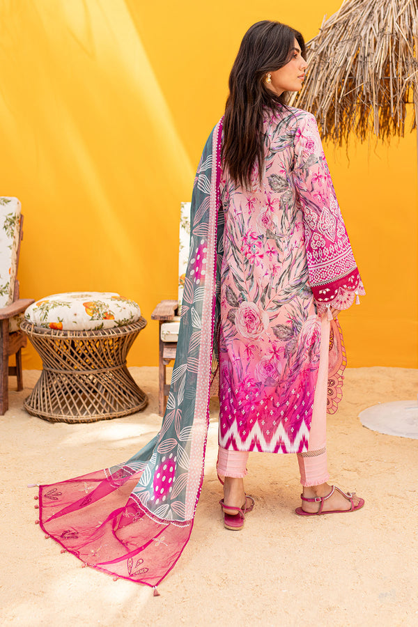 Nureh | Gardenia Lawn 24 | NS-135 A - by - Libasekhas UK - Registered Vendor of : Nureh - 100% Original Designer Dresss