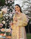 Zevk | Flora Festive Lawn | LIME - by - Libasekhas UK - Registered Vendor of : Zevk - 100% Original Designer Dresss