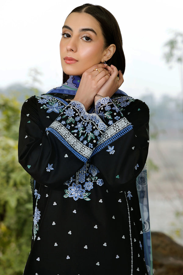 Farasha | Summer Weaves Embroidered Lawn | Ashen Light - by - Libasekhas UK - Registered Vendor of : Farasha - 100% Original Designer Dresss