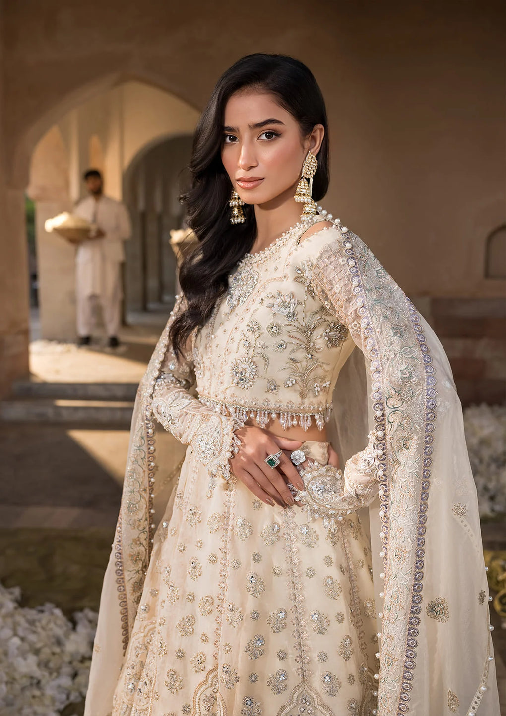 Elaf Premium | Formal Handwork Collection | EFH-06 GHAZAL - by - Libasekhas UK - Registered Vendor of : Elaf Premium - 100% Original Designer Dresss