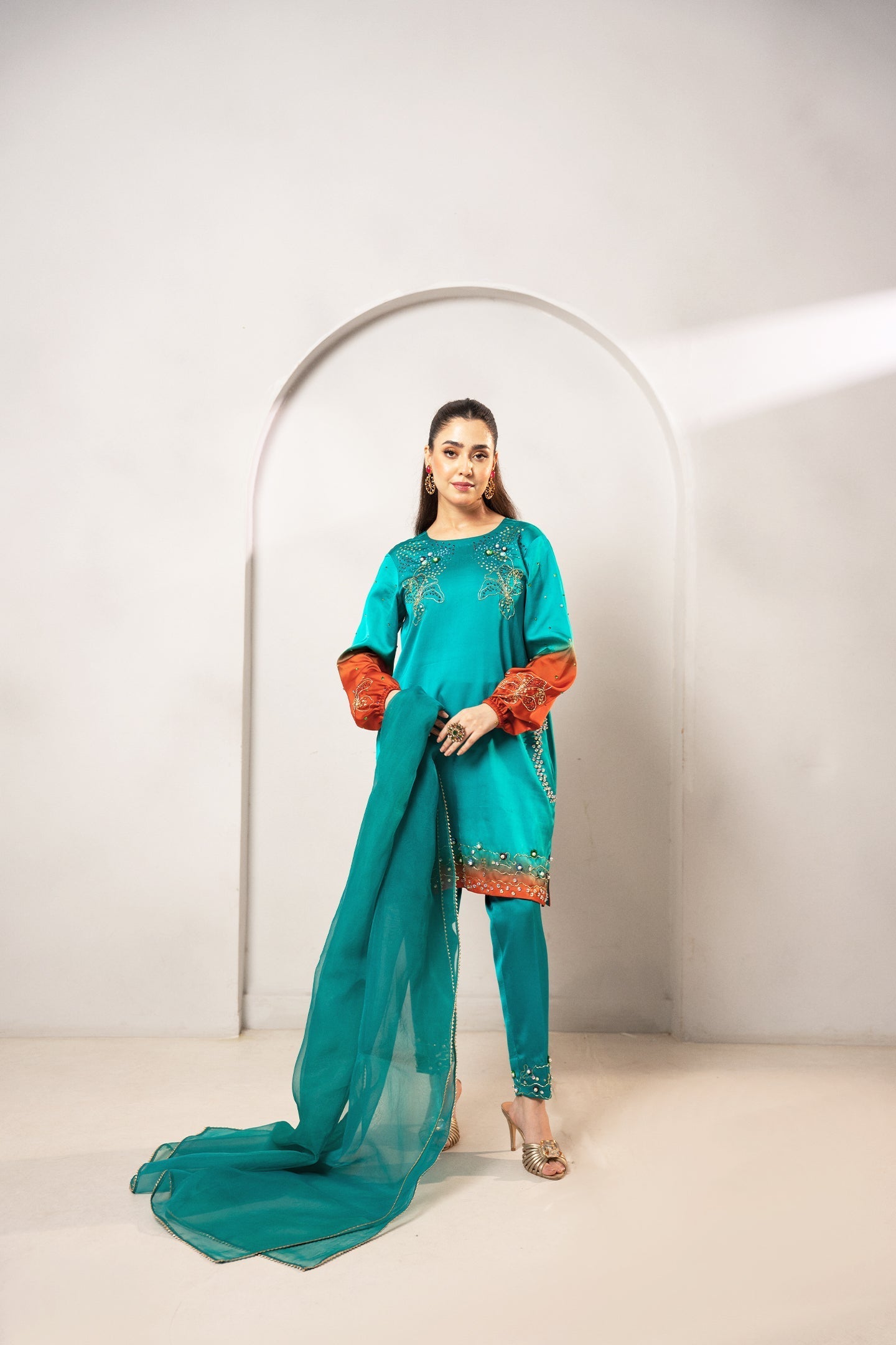 Fozia Khalid | Dilkash Festive Wear 25 | Nawal - by Libasekhas UK - Registered Vendor of : Fozia Khalid - 100% Original Designer Dress