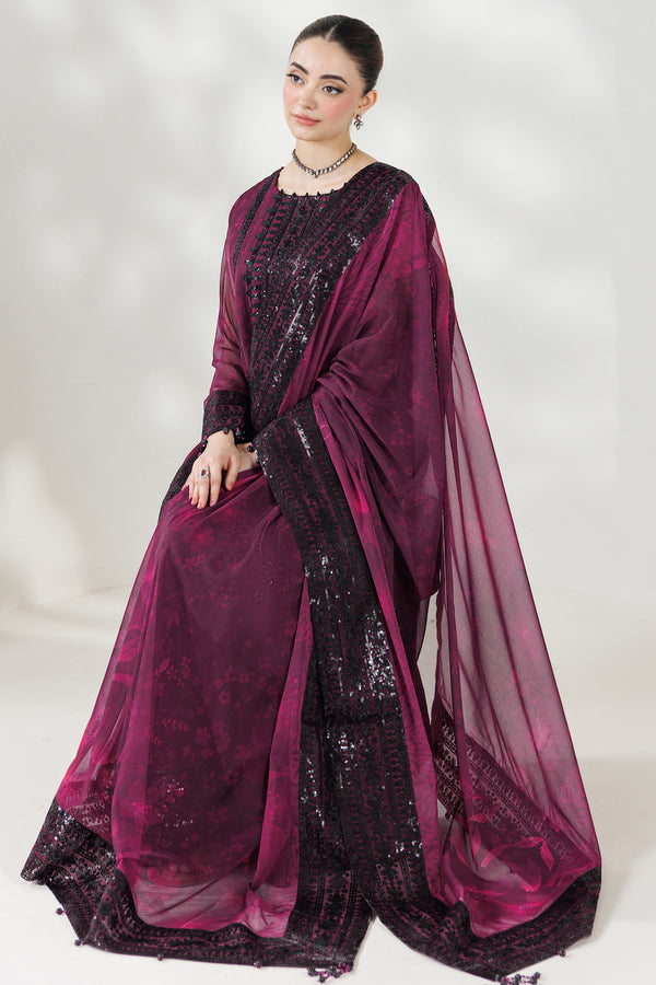 Farasha | Formals 26 | Violet Eclips - by Libasekhas UK - Registered Vendor of : Farasha - 100% Original Designer Dress