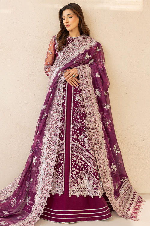 Farasha | Lu Zella Premium Formals 25 | Merlot Dust - by Libasekhas UK - Registered Vendor of : Farasha - 100% Original Designer Dress