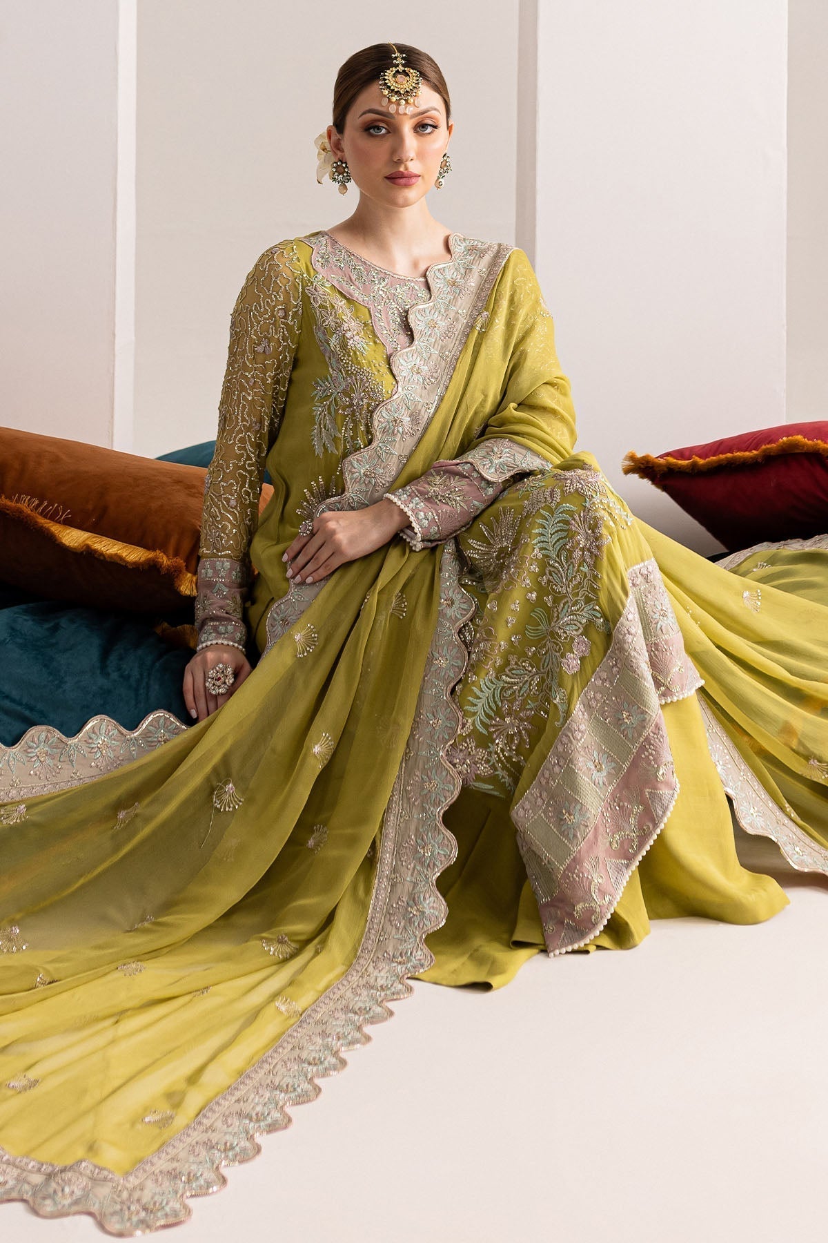 Nureh | Fancy Formals | NP-515 - by - Libasekhas UK - Registered Vendor of : Nureh - 100% Original Designer Dresss
