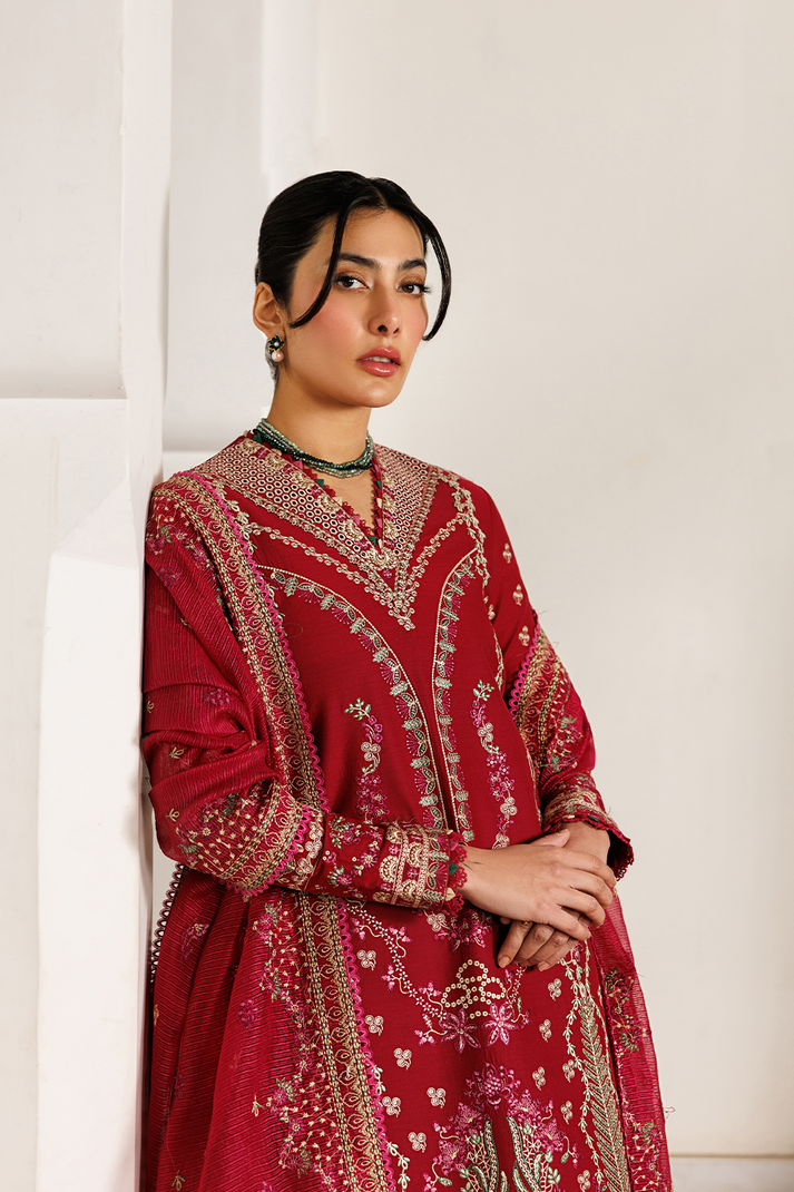 Emaan Adeel | Mirabelle Festive Luxury Lawn | GARDENIA GLOW - by Libasekhas UK - Registered Vendor of : Emaan Adeel - 100% Original Designer Dress