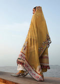 Hussain Rehar | Kalabagh Luxury Lawn 26 | Ochre - by Libasekhas UK - Registered Vendor of : Hussain Rehar - 100% Original Designer Dress