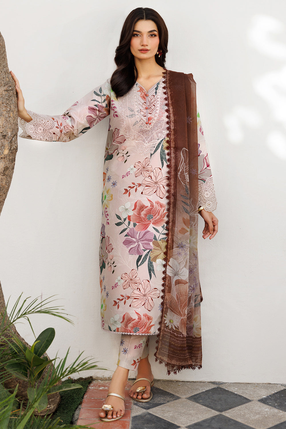 Farasha | Printed Essentials | Rustic Charm - by Libasekhas UK - Registered Vendor of : Farasha - 100% Original Designer Dress