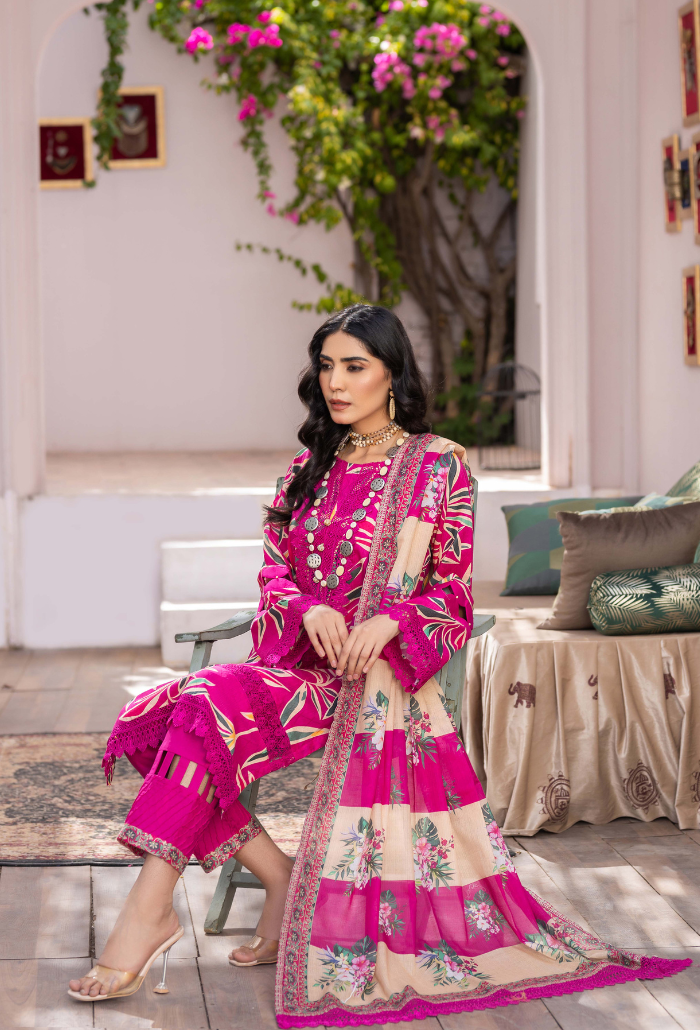 Humdum | Rang e Noor SS 24 | D02 - by - Libasekhas UK - Registered Vendor of : HumDum - 100% Original Designer Dresss