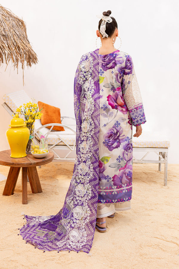 Nureh | Gardenia Lawn 24 | NS-138 A - by - Libasekhas UK - Registered Vendor of : Nureh - 100% Original Designer Dresss