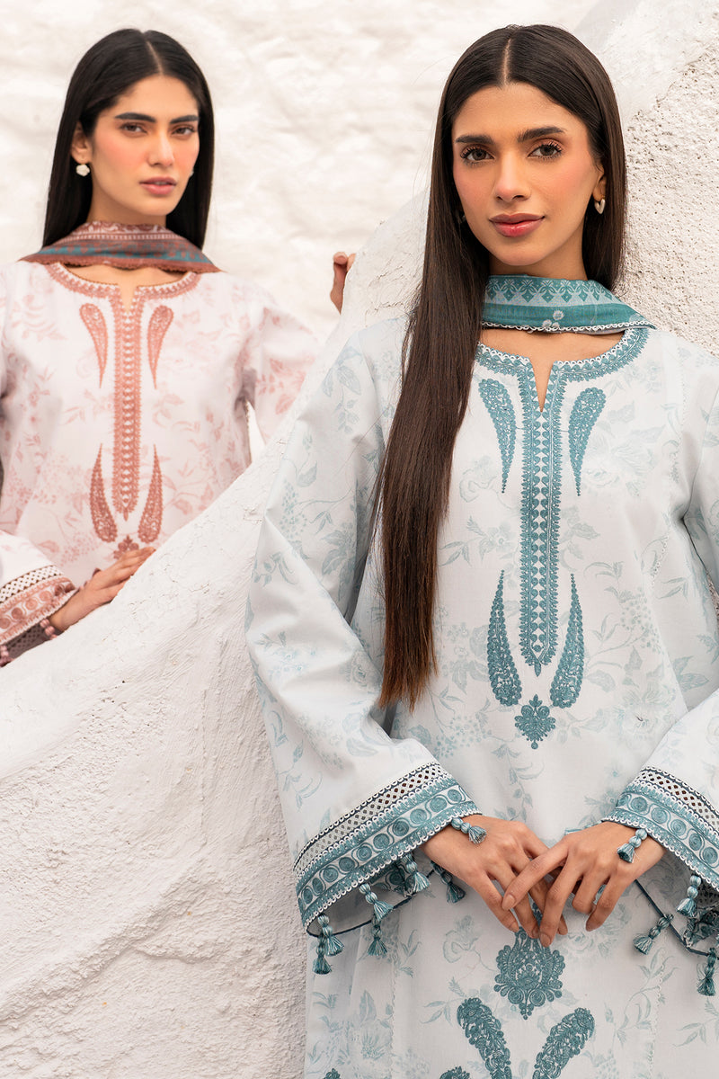 Jazmin | Summer Lawn 25 | USE-9118 - by - Libasekhas UK - Registered Vendor of : Jazmin - 100% Original Designer Dresss