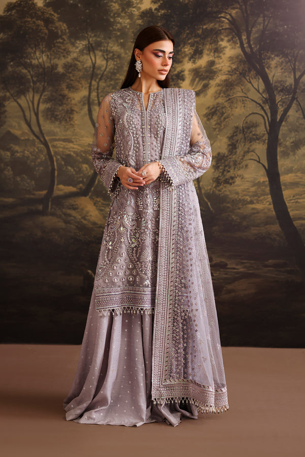 Baroque | Formals Collection | EMBROIDERED NET UF-4379 - by Libasekhas UK - Registered Vendor of : Baroque - 100% Original Designer Dress