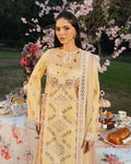 Zevk | Flora Festive Lawn | LIME - by - Libasekhas UK - Registered Vendor of : Zevk - 100% Original Designer Dresss