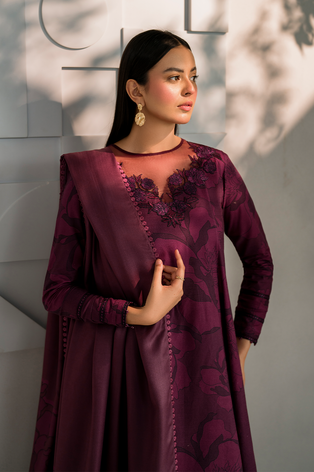Iznik | Exclusive Winter | UE-351 - by - Libasekhas UK - Registered Vendor of : Iznik - 100% Original Designer Dresss