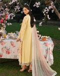 Zevk | Flora Festive Lawn | LIME - by - Libasekhas UK - Registered Vendor of : Zevk - 100% Original Designer Dresss
