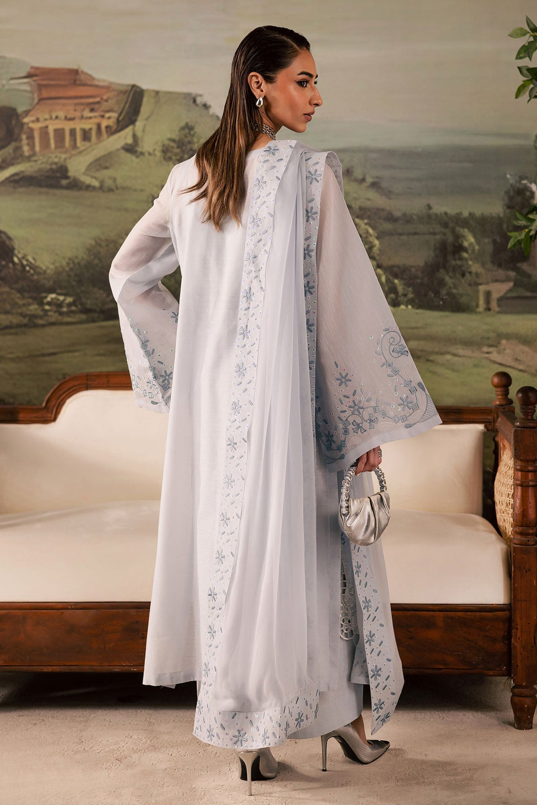Nureh | Shades of Winter | NP-668 - by Libasekhas UK - Registered Vendor of : Nureh - 100% Original Designer Dress