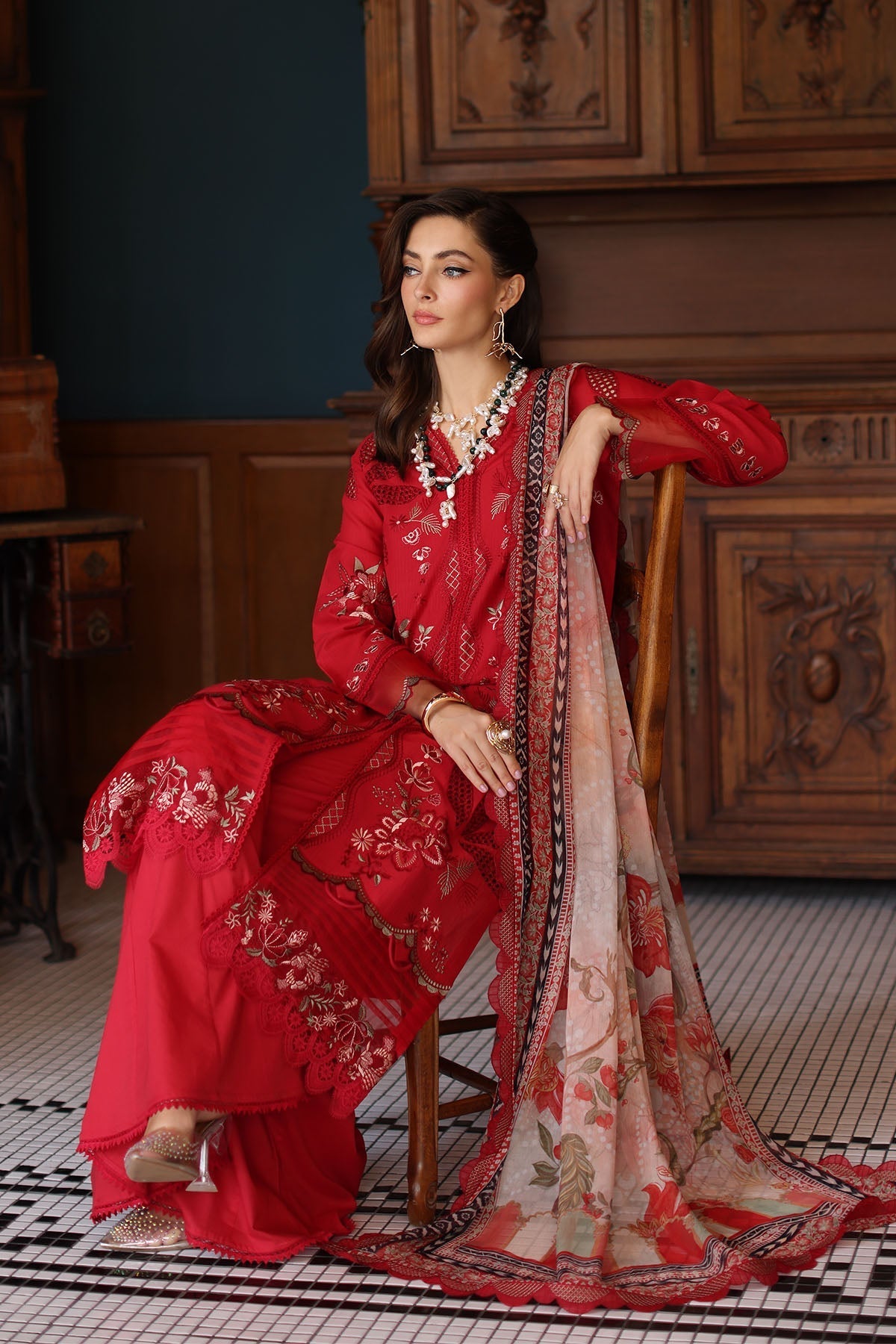Nureh | Maya Lawn | NS-157 - by - Libasekhas UK - Registered Vendor of : Nureh - 100% Original Designer Dresss