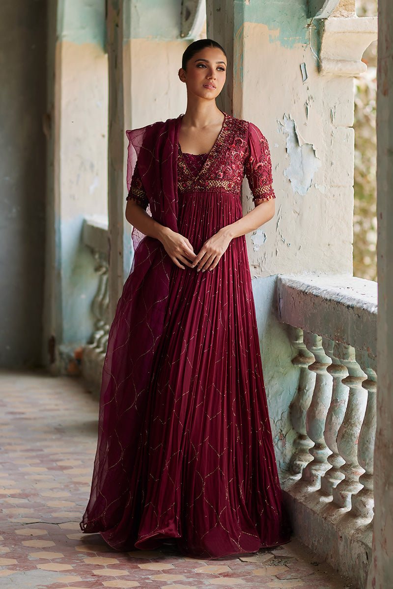 Mina Hassan | Formal Dholki Collection | Arooba - by - Libasekhas UK - Registered Vendor of : Mina Hassan - 100% Original Designer Dresss