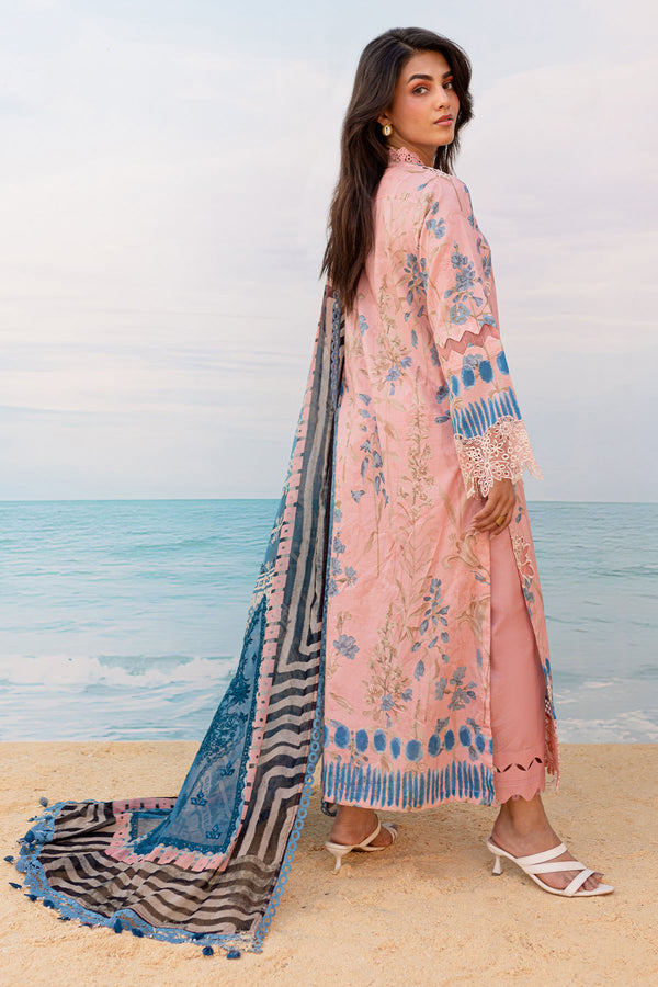 Nureh | Gardenia Lawn 24 | NS-132 A - by - Libasekhas UK - Registered Vendor of : Nureh - 100% Original Designer Dresss
