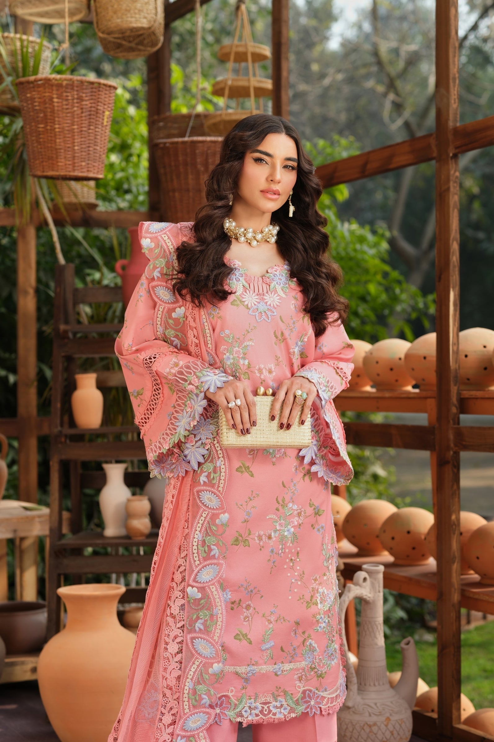 Maryam Hussain | Luxury Lawn 26 | Dimple - by Libasekhas UK - Registered Vendor of : Maryam Hussain - 100% Original Designer Dress