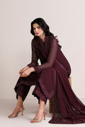 Farasha | Chiffon Essentials 26 | Oak Shadow - by Libasekhas UK - Registered Vendor of : Farasha - 100% Original Designer Dress