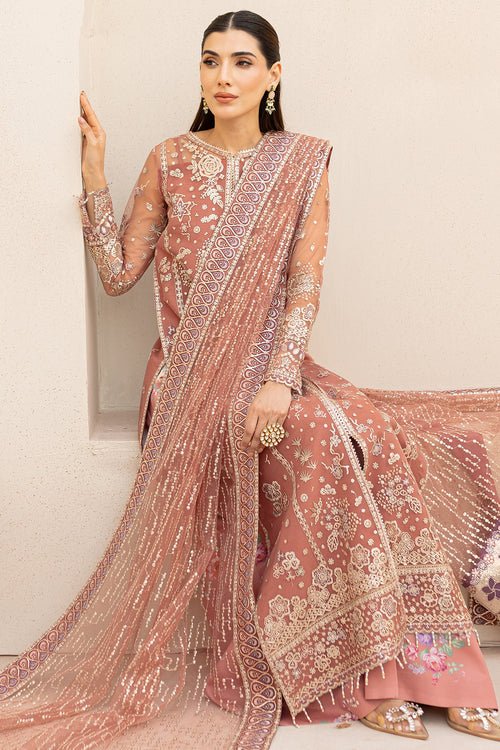 Farasha | Lu Zella Premium Formals 25 | Vintage Rose - by Libasekhas UK - Registered Vendor of : Farasha - 100% Original Designer Dress