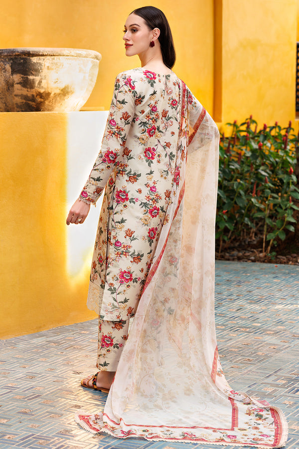 Farasha | Printed Essentials | Ivory Dusk - by - Libasekhas UK - Registered Vendor of : Farasha - 100% Original Designer Dresss