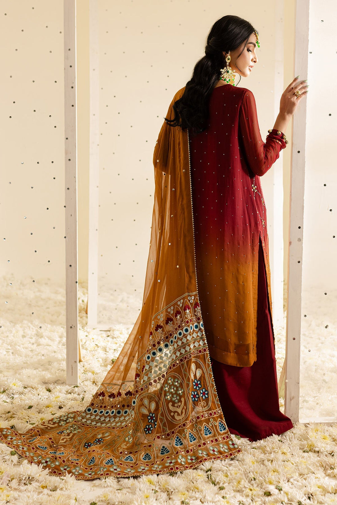 Nureh | Mukeshkari Formals | MK-09 - by - Libasekhas UK - Registered Vendor of : Nureh - 100% Original Designer Dresss