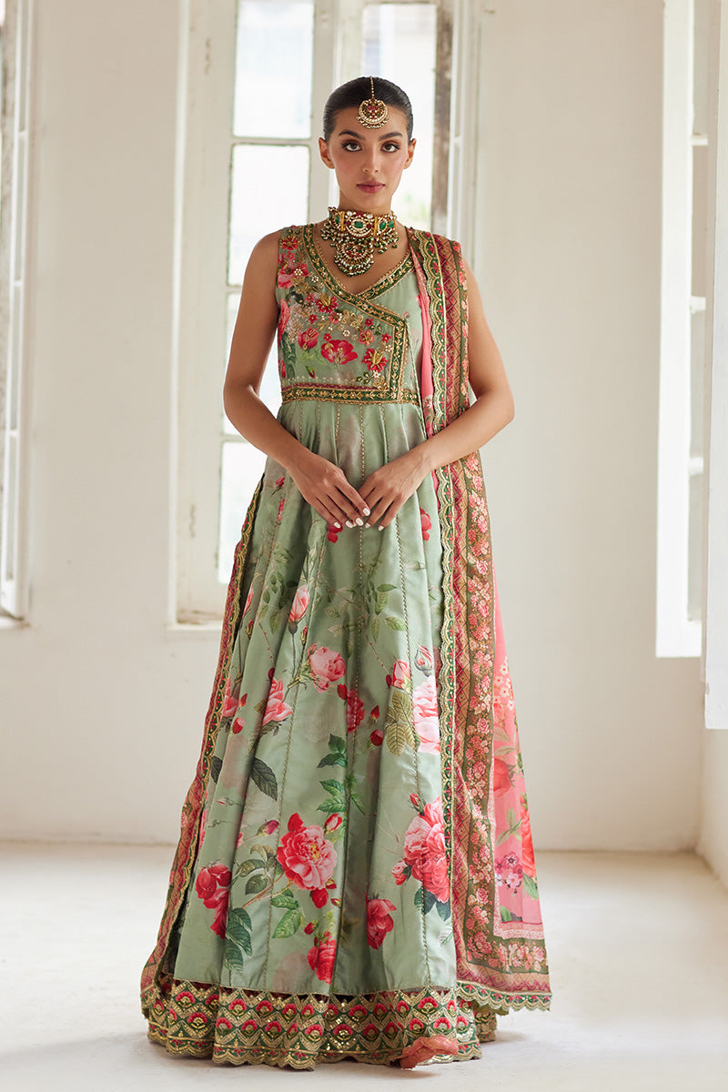 Mina Hassan | Formal Dholki Collection | Amira - by - Libasekhas UK - Registered Vendor of : Mina Hassan - 100% Original Designer Dresss