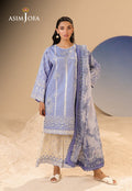 Asim Jofa | Summer Rhapsody | AJUBU-13 Printed Embroidered Lawn - by Libasekhas UK - Registered Vendor of : Asim Jofa - 100% Original Designer Dress