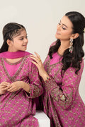 Maria B | 3 Piece Printed Linen Suit | MKD-W24-16 - by - Libasekhas UK - Registered Vendor of : Maria B - 100% Original Designer Dresss