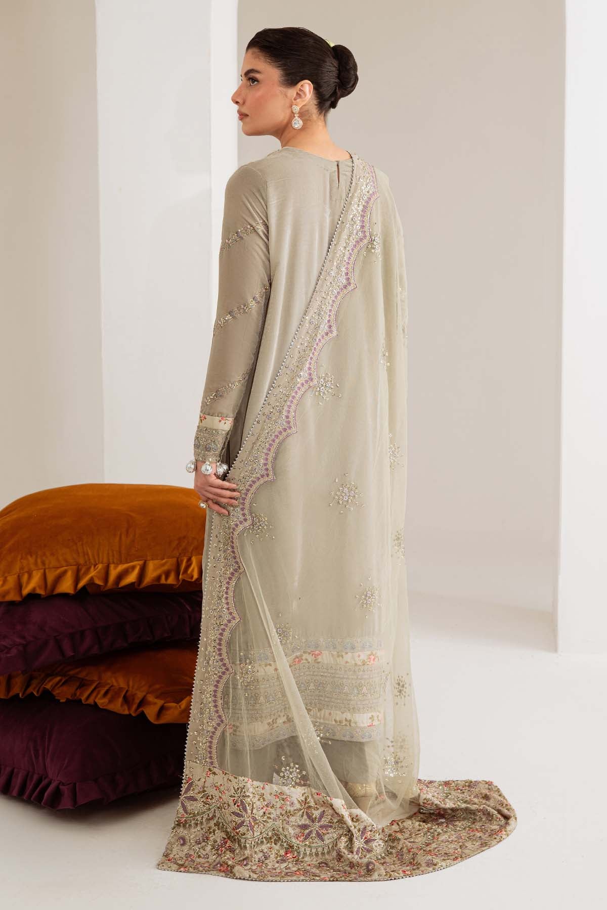 Nureh | Maya Velvet | NW-111 - by Libasekhas UK - Registered Vendor of : Nureh - 100% Original Designer Dress