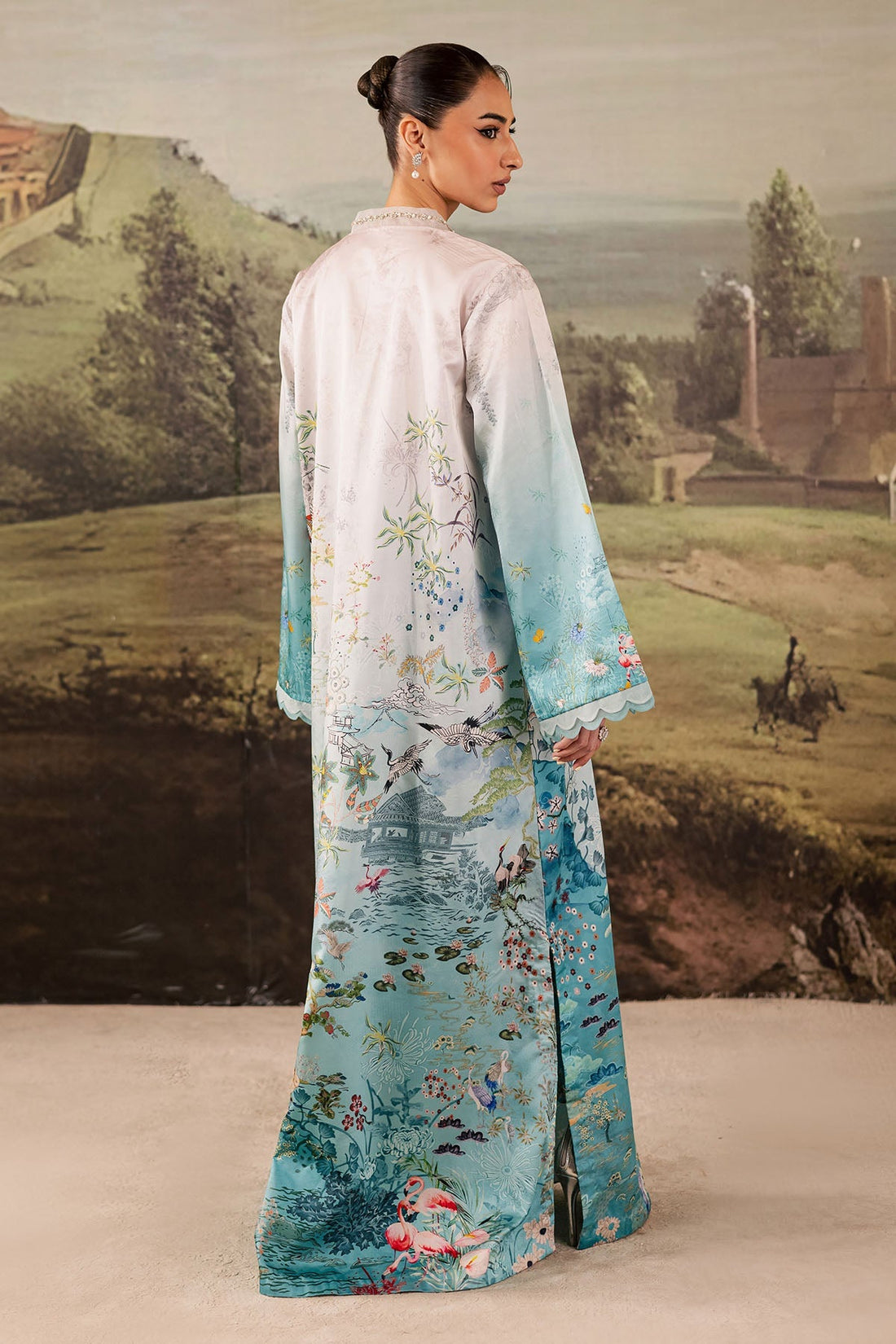 Nureh | Shades of Winter | NP-672 - by Libasekhas UK - Registered Vendor of : Nureh - 100% Original Designer Dress