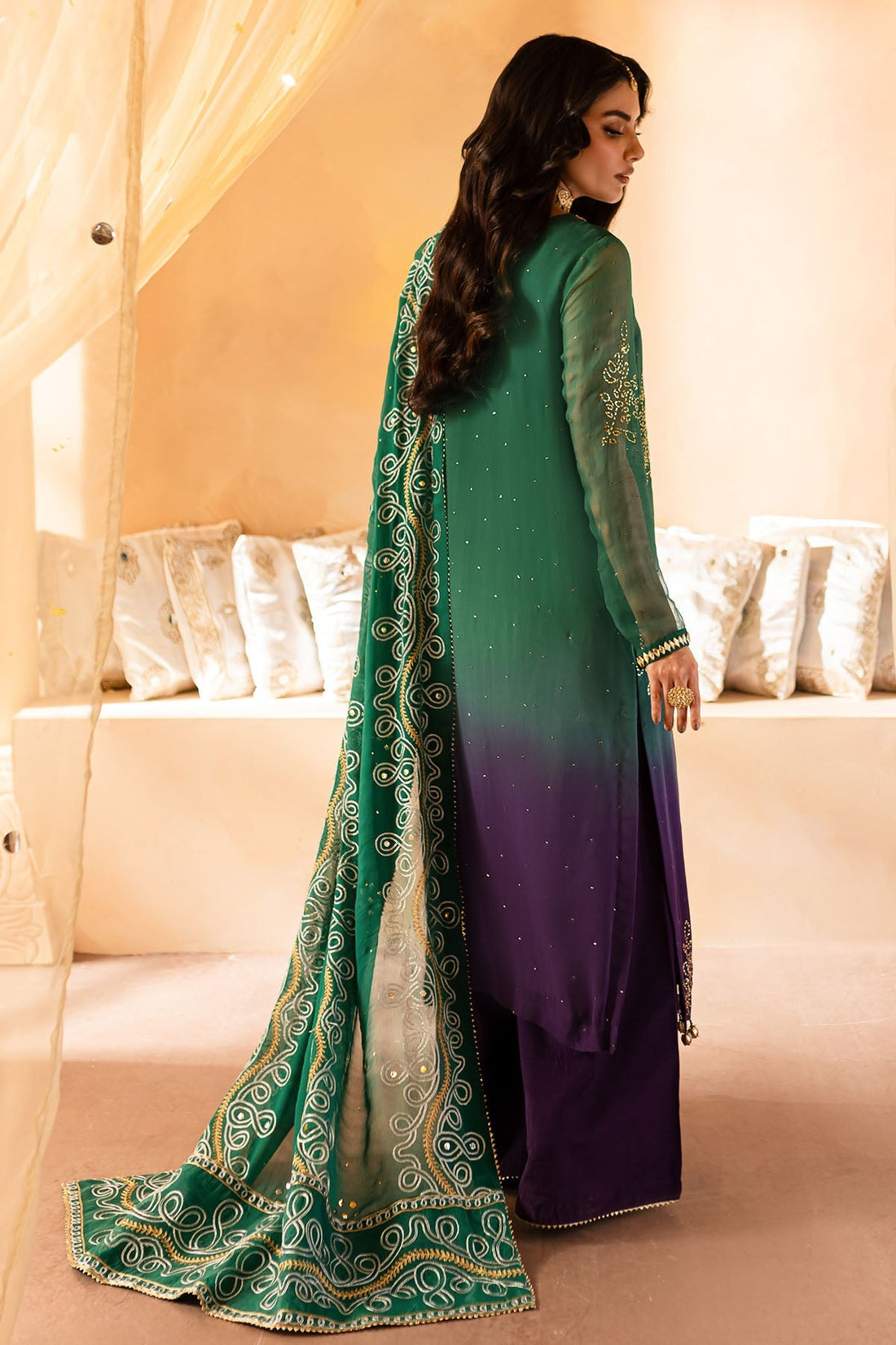 Nureh | Mukeshkari Formals | MK-01 - by - Libasekhas UK - Registered Vendor of : Nureh - 100% Original Designer Dresss