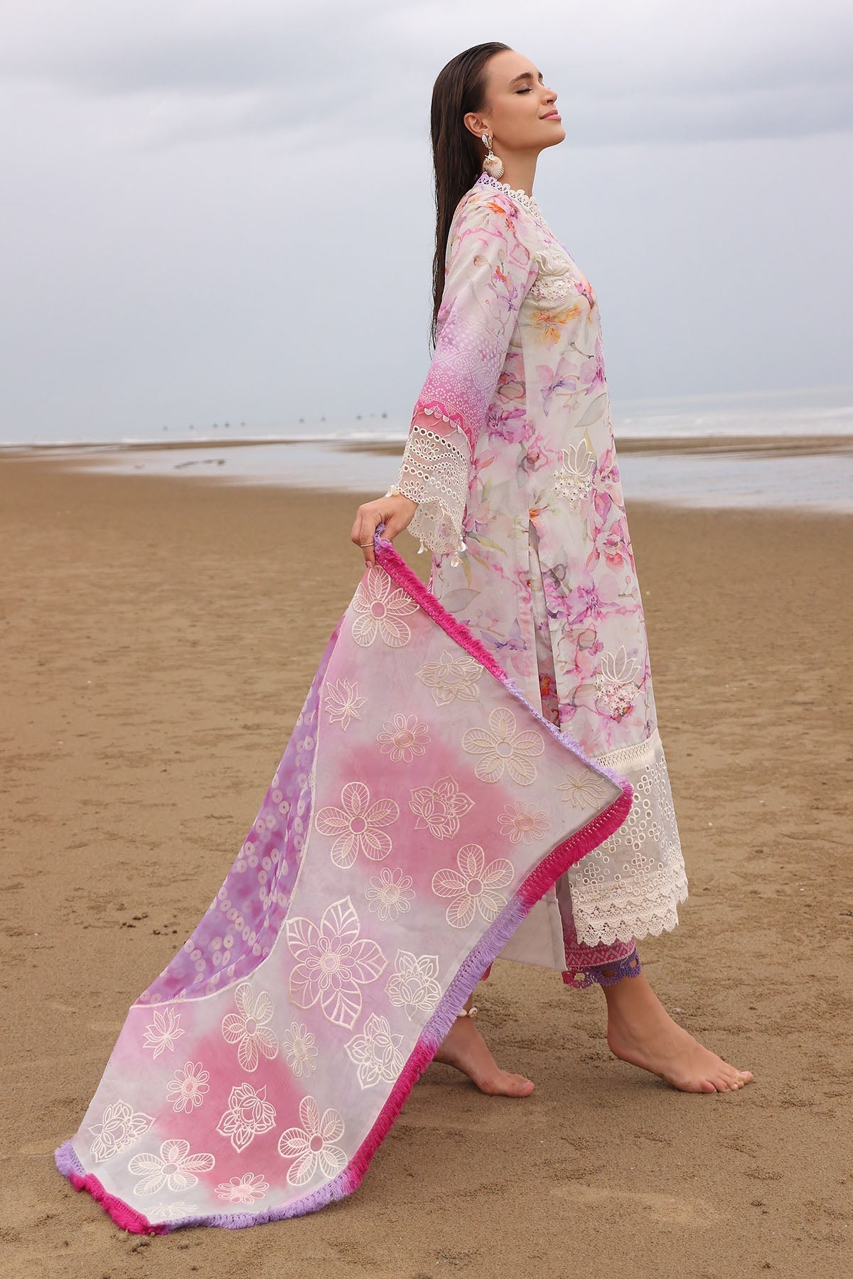 Nureh | Gardenia Embroidered Lawn 25 | NSG-172 - by - Libasekhas UK - Registered Vendor of : Nureh - 100% Original Designer Dresss