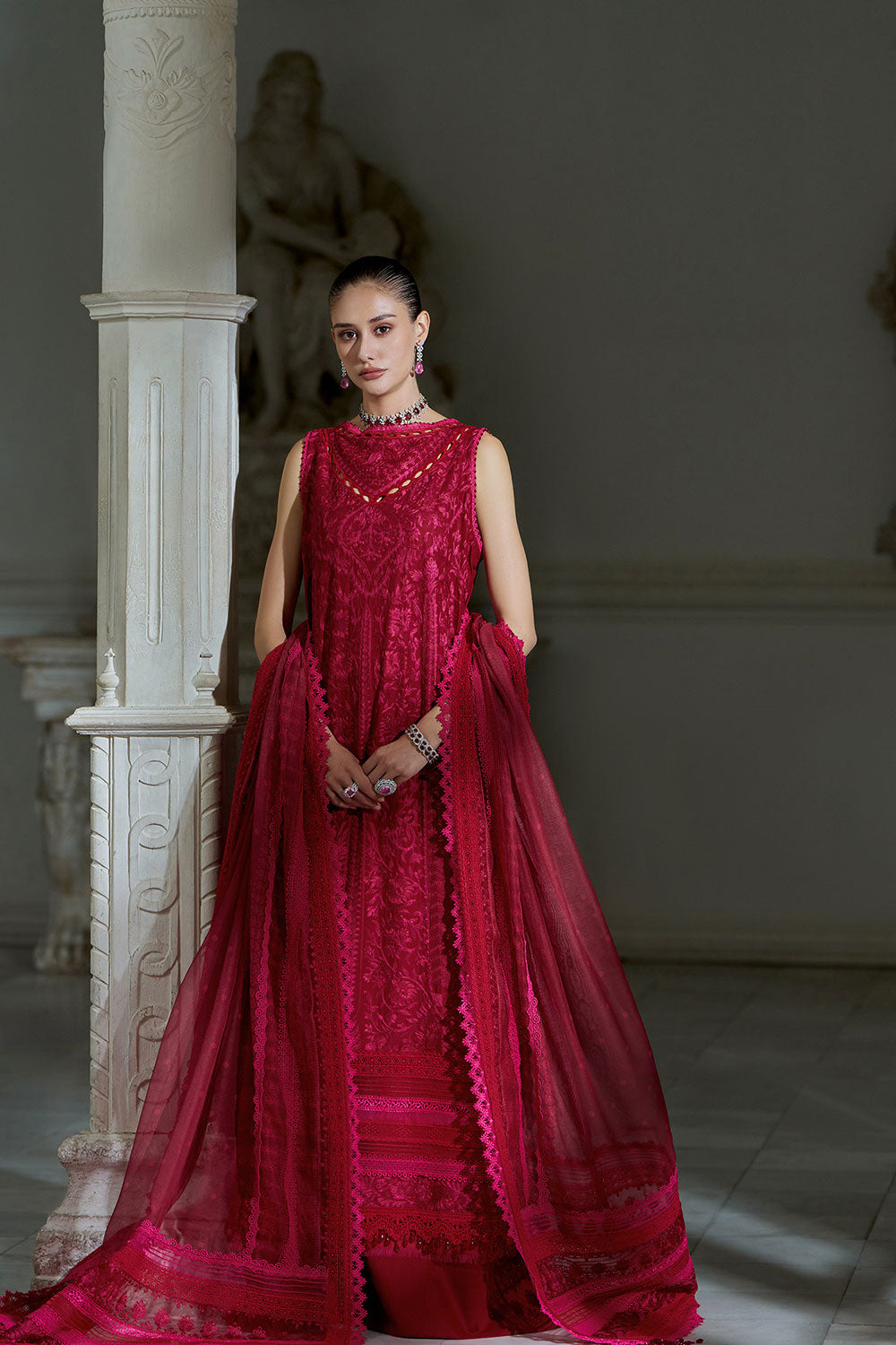 Sobia Nazir | Luxury Lawn Eid 26 | 9B - by Libasekhas UK - Registered Vendor of : Sobia Nazir - 100% Original Designer Dress